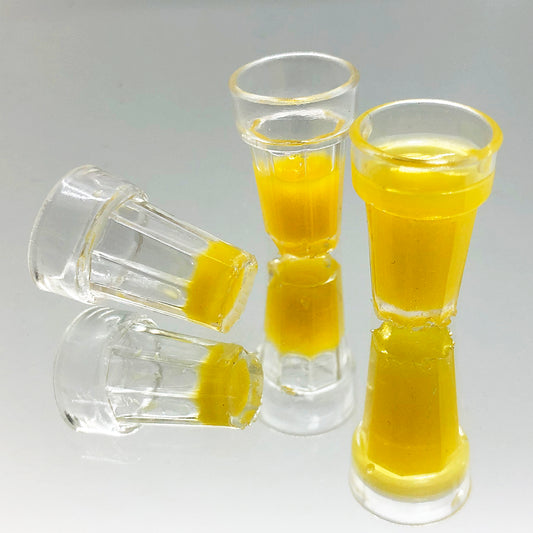 Orange juice glasses 3 pcs 