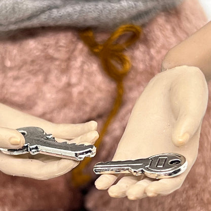 A key, an old-fashioned car key