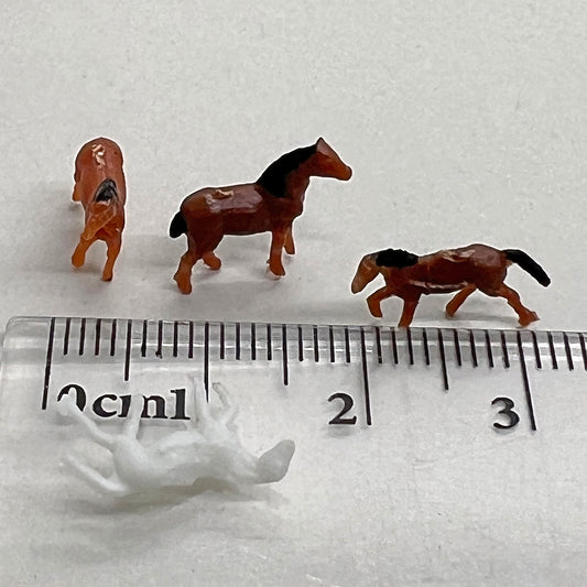 Toy horses, 3 pcs