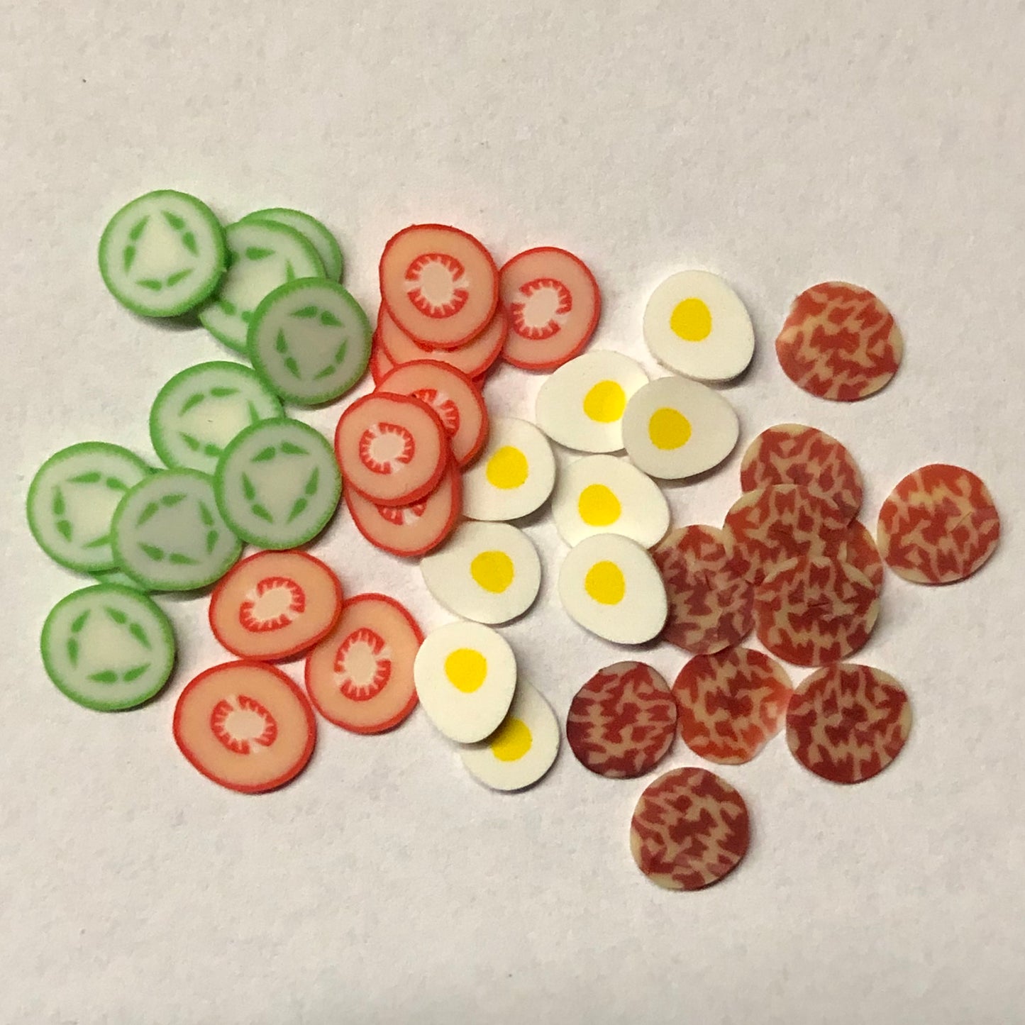 Fimo slices for sandwiches